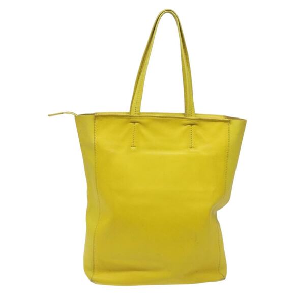 CELINE Hand Bag Leather Yellow - Picture 3 of 12